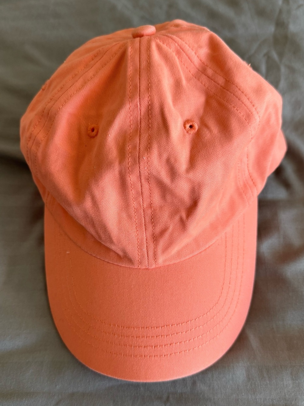 Coral Classic Cotton Baseball Cap for Women
